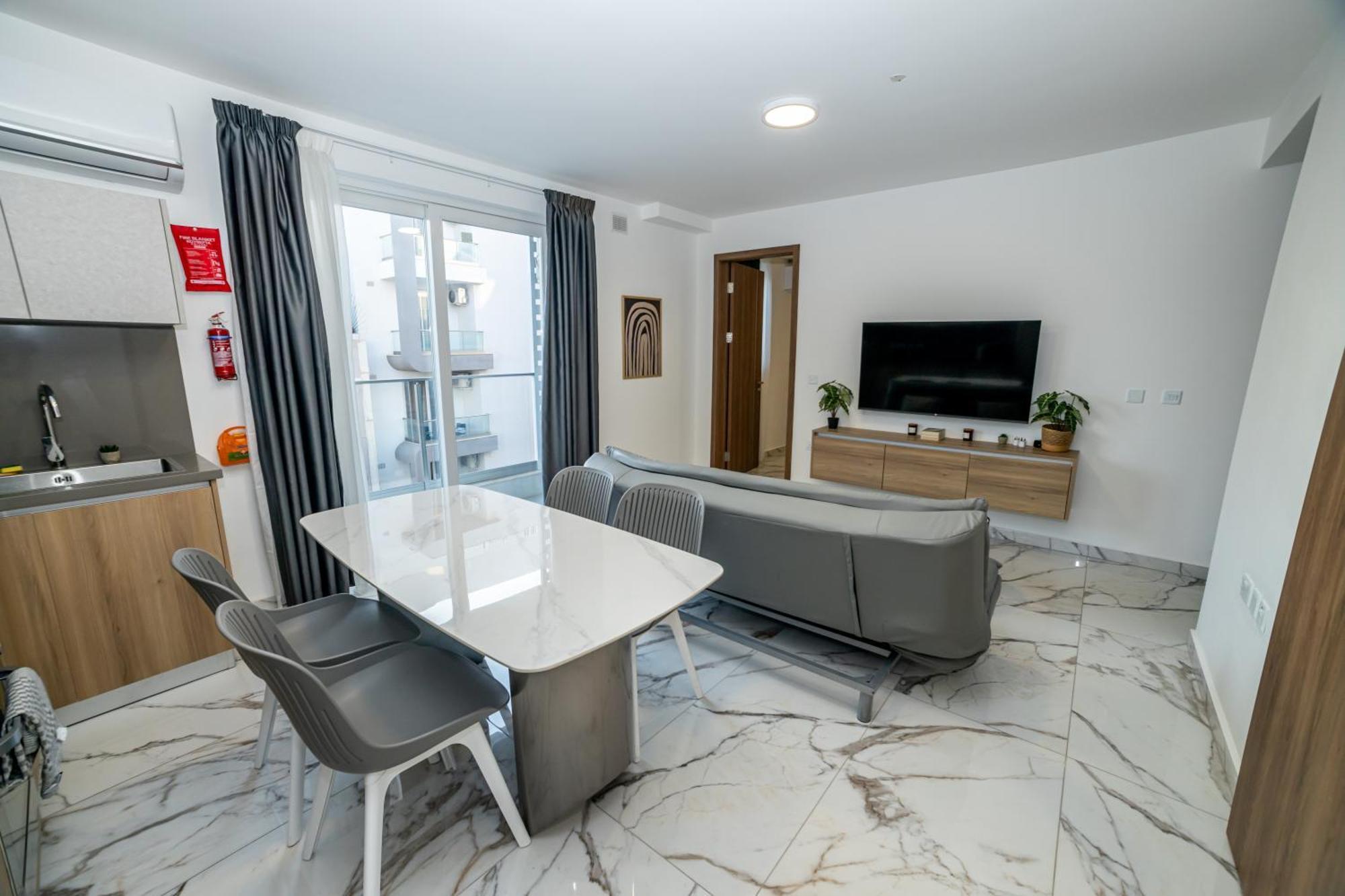 New, Stylish And Modern 1Br Apartment San Pawl il-Baħar Zewnętrze zdjęcie